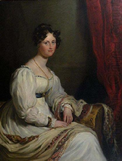 George Hayter Portrait of a young lady in an interior 1826 china oil painting image